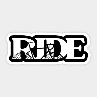 ride a bicycle, outdoor cycling Sticker